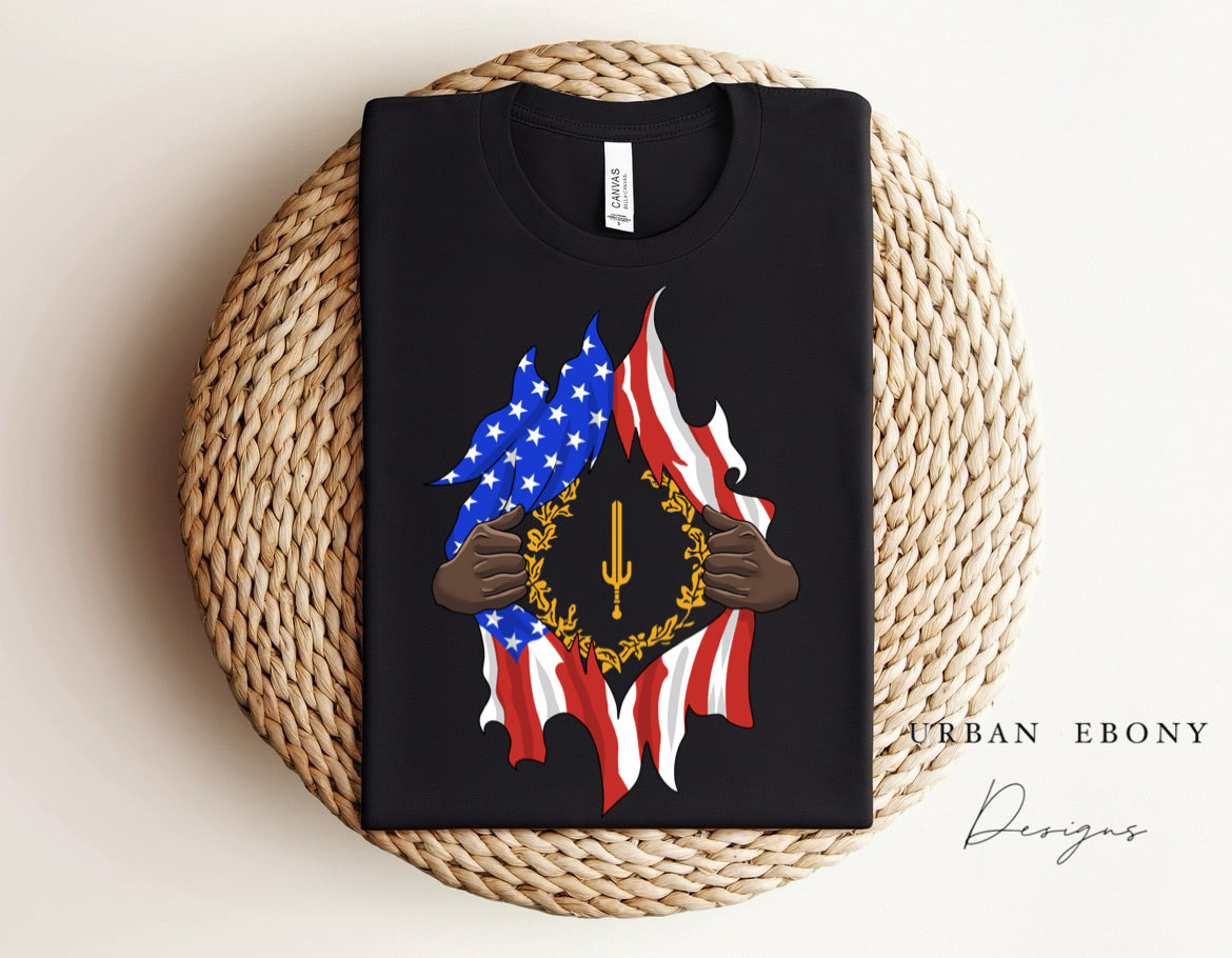 Black American heritage T-shirt pre-order