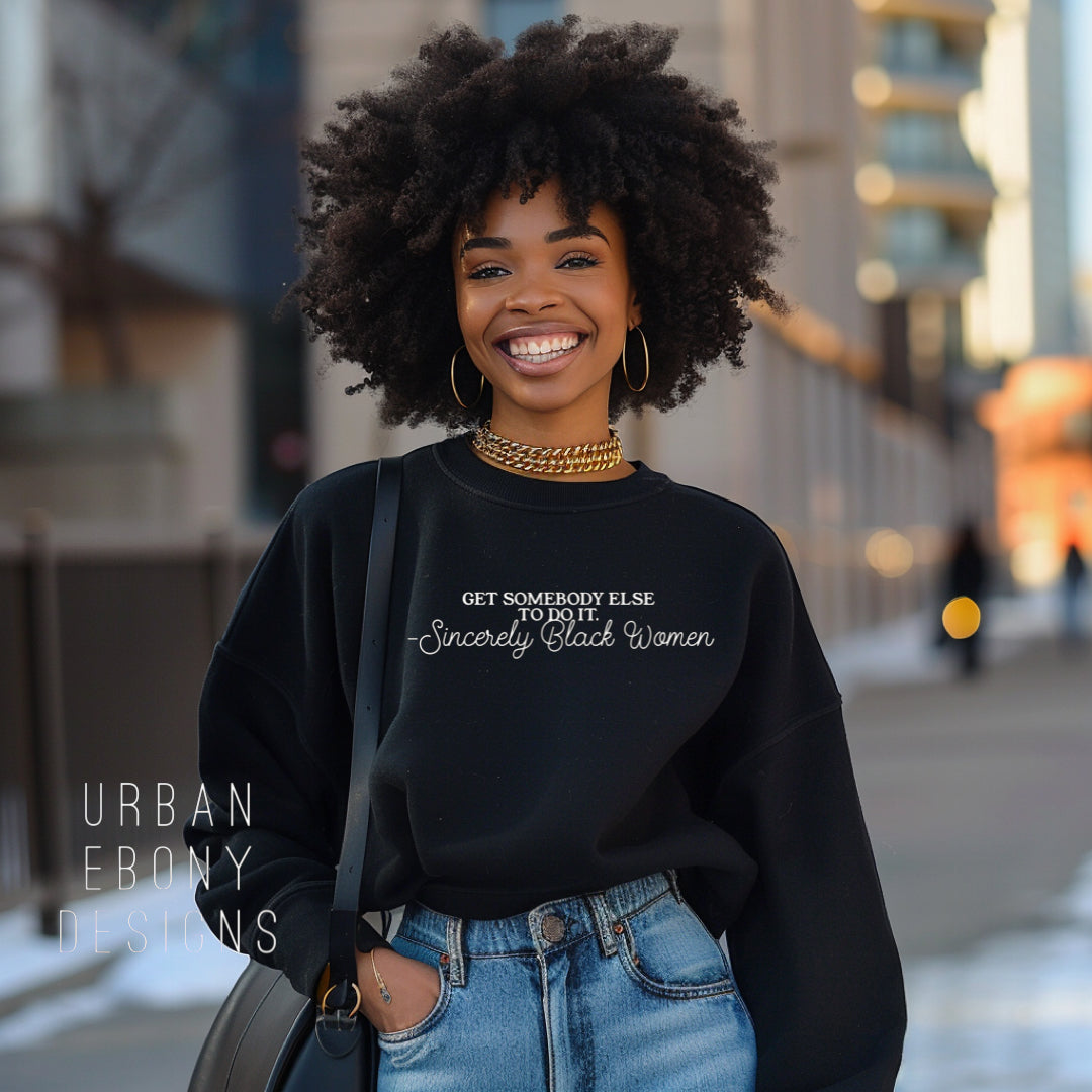 Get somebody else to do it sweater pre-order