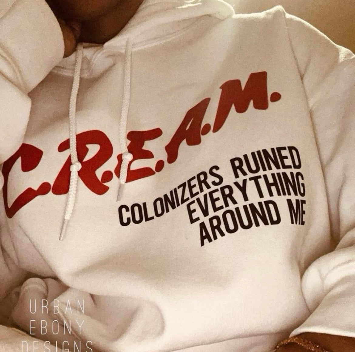 Cream hoodie pre-order