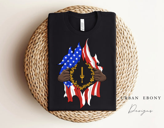 Black American heritage T-shirt pre-order