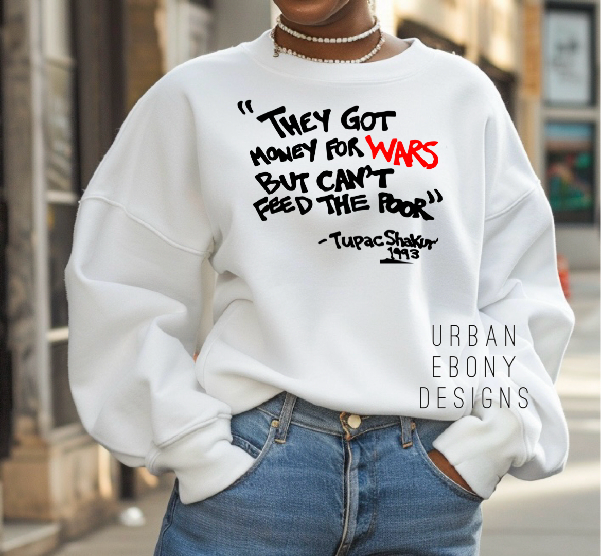 Tupac sweatshirts unisex