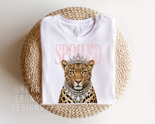 Spoiled animal print T-shirt pre-order
