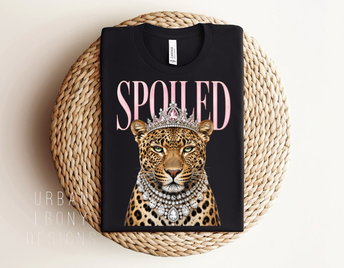 Spoiled animal print T-shirt pre-order