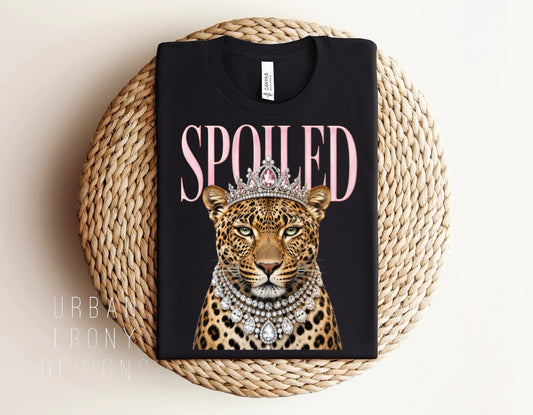 Spoiled animal print T-shirt pre-order