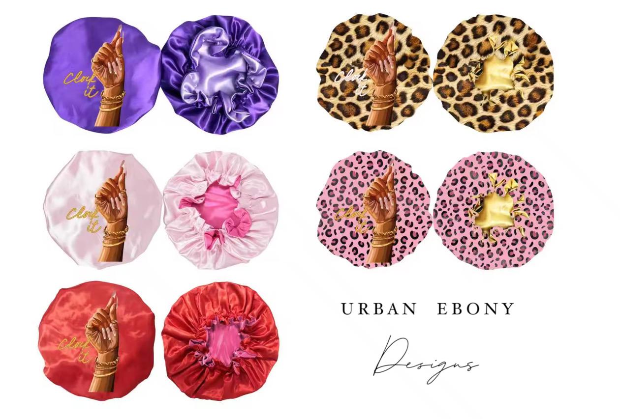 Clock it bonnet by Urban Ebony Designs