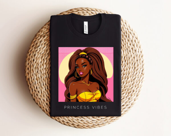 Princess Vibes T-Shirt by Urban Ebony Designs